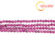 Rubín přírodní - fazetované korálky 3,5mm, návlek 39cm