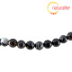 Onyx - černý achát - korálky 8mm, návlek 37cm
