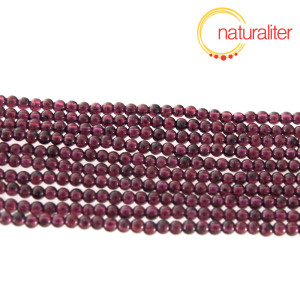 Granát - kuličky 3mm, návlek 38cm