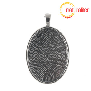 Lůžko ovál 30x22mm platinová barva, hluboké Lůžko ovál 30x22mm platinová barva, hluboké
