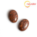 Jaspis leopard - kabošon 18x13mm