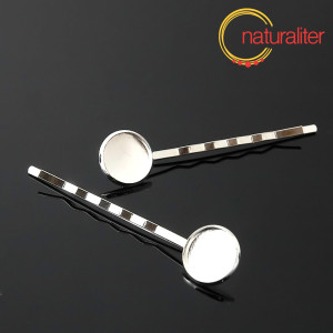 Sponka 60mm s lůžkem 12mm platinová barva Sponka 60mm s lůžkem 12mm platinová barva