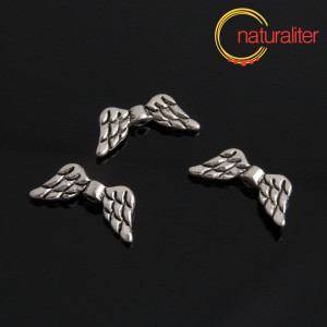 Křídla - kovový korálek 20x9mm, 2ks Křídla - kovový korálek 20x9mm, 2ks