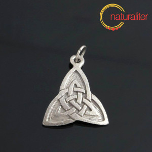 Keltský uzel - litý přívěsek starostříbro 29x25mm Keltský uzel - litý přívěsek starostříbro 29x25mm