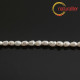 Říční perly rýžové bílé, drobné 5x3mm, AAA, návlek 17,5cm