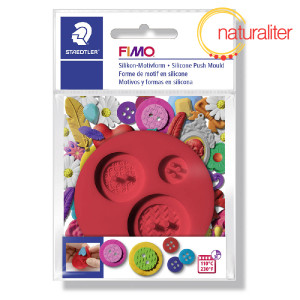 Silikonová vytlačovací forma FIMO - knoflíky Silikonová vytlačovací forma FIMO - knoflíky
