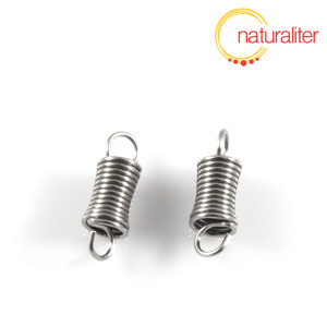 Koncovka kulatá 15x5mm, nerezová ocel, 4ks Koncovka kulatá 15x5mm, nerezová ocel, 4ks