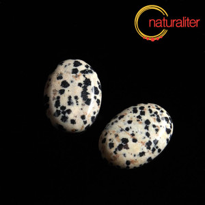 Jaspis dalmatin - kabošon 25x18mm Jaspis dalmatin - kabošon 25x18mm