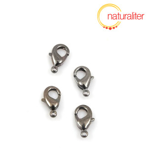 Karabinka měděná 12x7mm, gunmetal, 2ks Karabinka měděná 12x7mm, gunmetal, 2ks