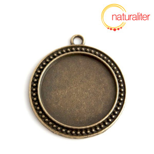 Lůžko kruh 30mm starobronz ozdobné Lůžko kruh 30mm starobronz ozdobné