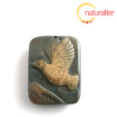 Holubice - přívěsek z jaspisu 35x26mm