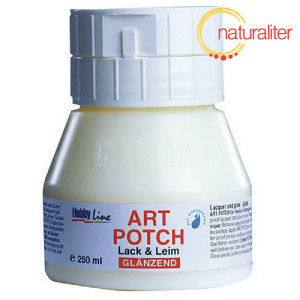 Výprodej - Lesklé lepidlo a lak na dekupáž Art Potch 250ml