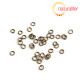 Spojovací kroužky 4x0,7mm starobronz, 100ks