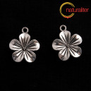 Květina - přívěsek starostříbro 23x20mm