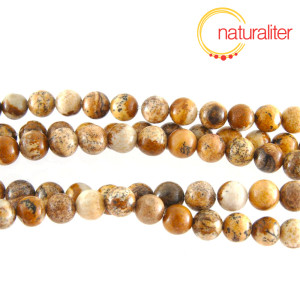 Jaspis obr&aacute;zkov&yacute; - kor&aacute;lky 6mm, n&aacute;vlek 38cm