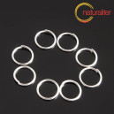 Spojovací kroužky 8x0,8mm stříbrná barva, 50ks