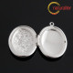 Otevírací medailon 23x16mm stříbrná barva