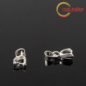 Šlupna s prolisy 13x5mm, stříbrná barva, 2ks Šlupna s prolisy 13x5mm, stříbrná barva, 2ks