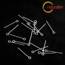 Ketlovací jehly stříbrná barva 22x0,7mm, 100ks