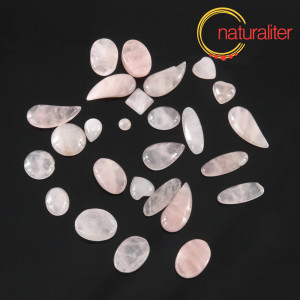 Směs kabošonů, růženín, 25ks