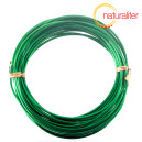 Hliníkový drát zelený, 2mm x 6m