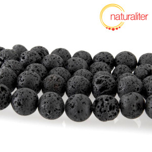 Láva - korálky 12mm, návlek 38cm Láva - korálky 12mm, návlek 38cm