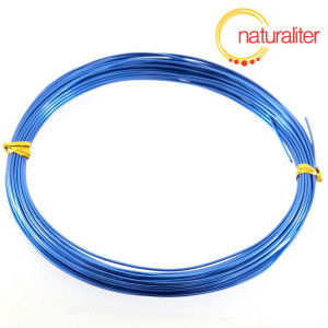 Hliníkový drát tmavě modrý, 0,8mm x 10m Hliníkový drát tmavě modrý, 0,8mm x 10m