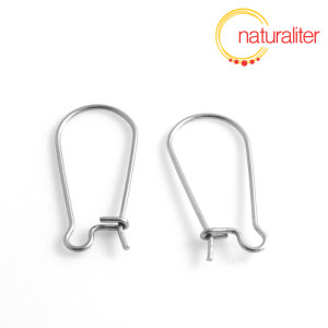 Náušnicové háčky nerezová ocel, 2ks