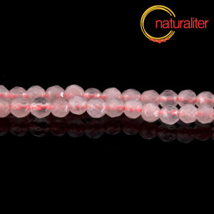 Růžen&iacute;n - fazetovan&eacute; kor&aacute;lky 4mm, n&aacute;vlek 18cm