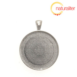 Lůžko kruh 30mm platinová barva, hluboké Lůžko kruh 30mm platinová barva, hluboké