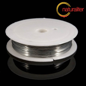 Měděný drát 0,5mm, stříbrná barva, 9,5m Měděný drát 0,5mm, stříbrná barva, 9,5m