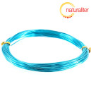 Hlin&iacute;kov&yacute; dr&aacute;t světle modr&yacute;, 1mm x 10m