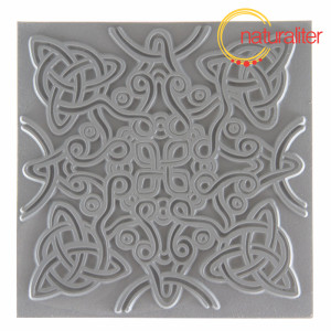 Polymerová textura Cernit 9x9cm keltský uzel Polymerová textura Cernit 9x9cm keltský uzel