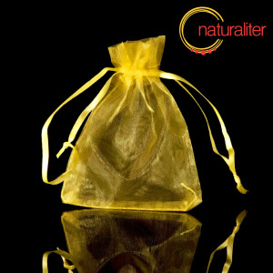 Dárkový organzový sáček žlutý 10x8cm Dárkový organzový sáček žlutý 10x8cm