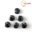 Vločkov&yacute; obsidi&aacute;n kabo&scaron;on 8mm