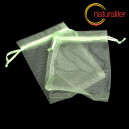 D&aacute;rkov&yacute; organzov&yacute; s&aacute;ček zelen&yacute; 12x9cm