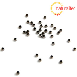 Zamačkávací rokajl 2,5mm, gunmetal, 100ks Zamačkávací rokajl 2,5mm, gunmetal, 100ks