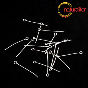 Ketlovací jehly stříbrná barva 30x0,7mm, 50ks Ketlovací jehly stříbrná barva 30x0,7mm, 50ks