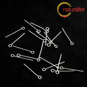 Ketlovac&iacute; jehly stř&iacute;brn&aacute; barva 22x0,7mm, 100ks