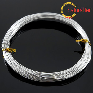 Hlin&iacute;kov&yacute; dr&aacute;t stř&iacute;brn&yacute;, 1mm x 10m