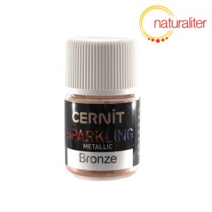 Třpytiv&yacute; pr&aacute;&scaron;ek CERNIT Sparkling Metallic bronzov&yacute; 3g