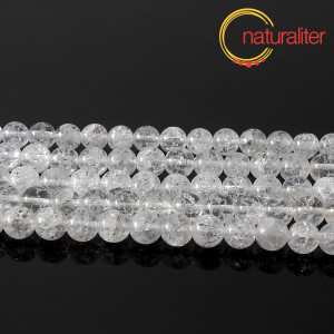 Kři&scaron;ť&aacute;l krakelovan&yacute; - kor&aacute;lky 6mm, n&aacute;vlek 37cm