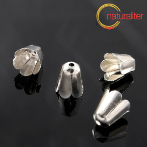 Kapl&iacute;k se 6 l&iacute;stky postř&iacute;břen&yacute;, 10x10mm, 4ks