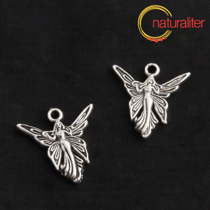 V&iacute;la - př&iacute;věsek starostř&iacute;bro 20x19mm, 2ks