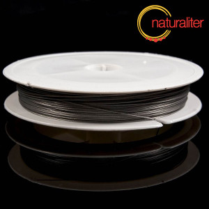 Ocelov&eacute; lanko stř&iacute;brn&eacute; 0,38mm - c&iacute;vka 80m