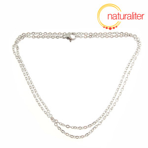 Hotov&yacute; řet&iacute;zek, očka 2,5x2mm, nerezov&aacute; ocel, 50cm