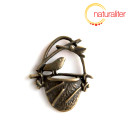 Pt&aacute;ček v hn&iacute;zdě - př&iacute;věsek starobronz 23x19mm, 2ks