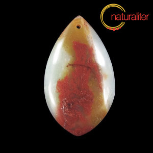 Aventur&iacute;n, jaspis - př&iacute;věsek 47x27mm