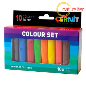 Výprodej - CERNIT Number One sada základní barvy 10x30g Výprodej - CERNIT Number One sada základní barvy 10x30g
