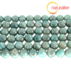 Amazonit rusk&yacute; tmav&yacute; - kor&aacute;lky 8mm, n&aacute;vlek 38cm